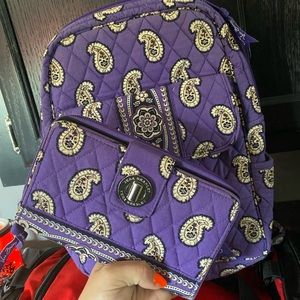 Vera Bradley backpack & wallet